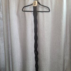 VINTAGE COWBOY CARTER WIDE LEATHER BELT Boho, Braided Belt, Western, Moroccan